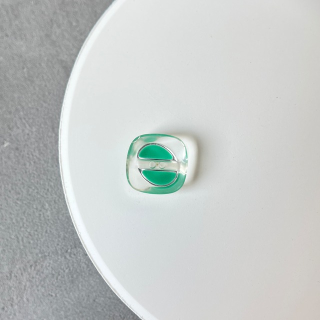 ミントグリーン×クリアカーブ 12.5mm 画像