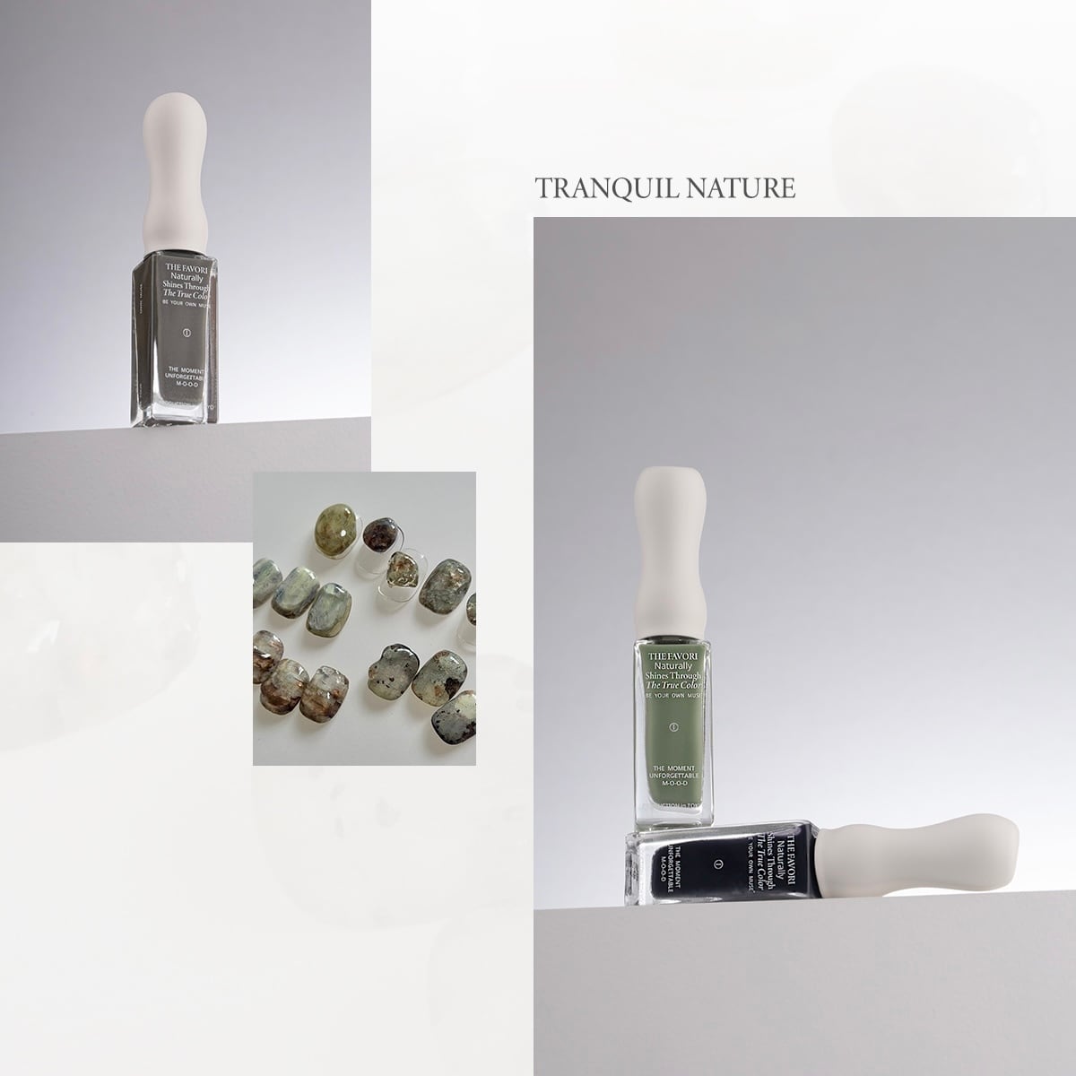 set】〈THE FAVORI × he_nail〉 RAW EARTH EDITION ver.Ⅱ 「TRANQUIL