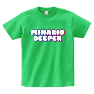 minario / DEEPER LOGO T-SHIRT BREIT-GREEN