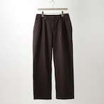 CURLY&Co./KNIT DENIM 2 TUCK EZ WIDE PANTS