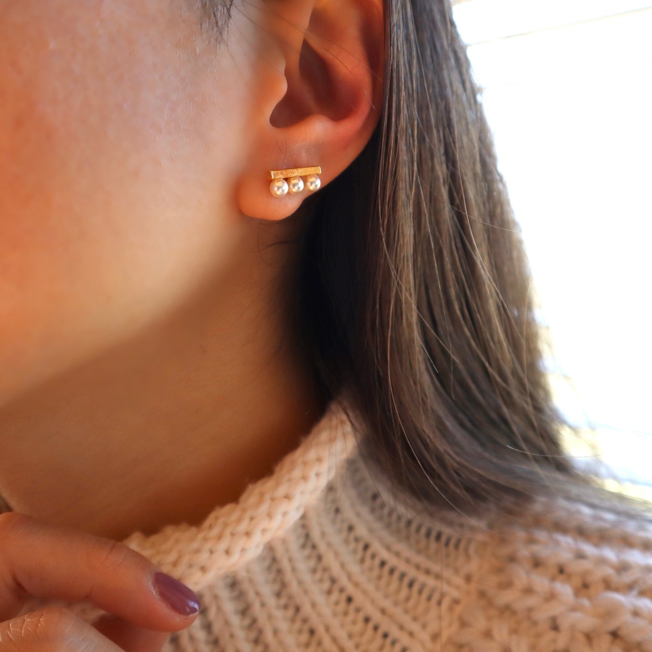 379P　パールピアス