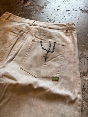 Subciety / Faded madonna denim pants / DENIM PANTS / DENIM / デニム / WHITE / 153-01217