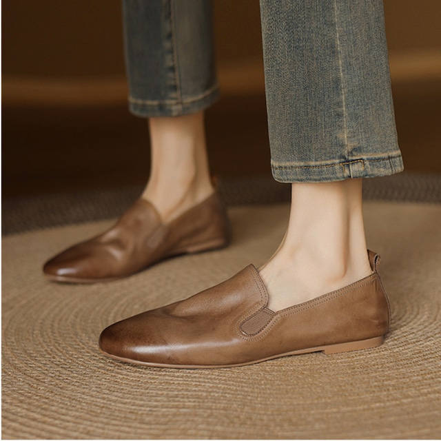 トラッドスタイル ローファー 2color W10485
