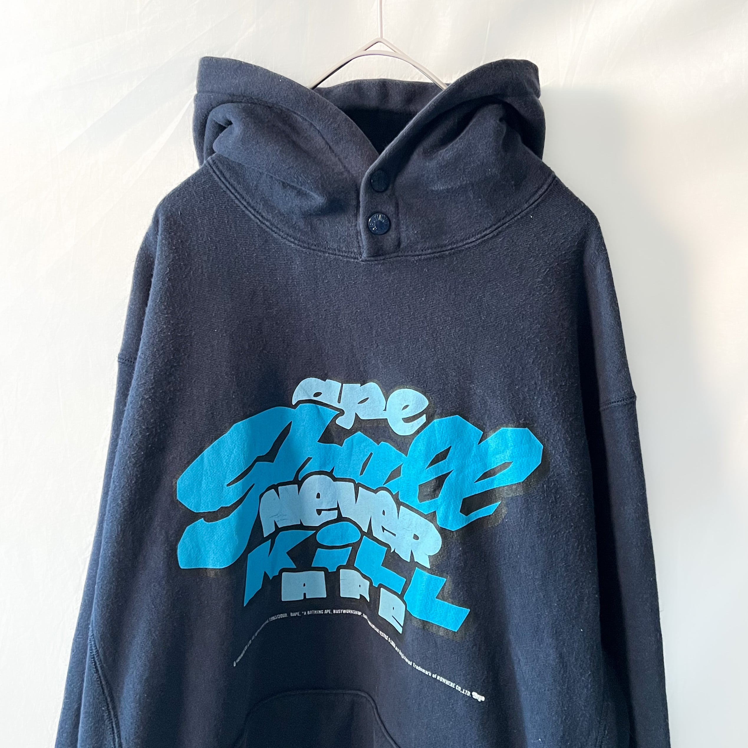 90s A BATHING APE アベイシングエイプ フーディー 初期NIGO