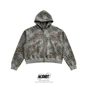 WSHOT Original Leopard Print Zip Hoodie WS156