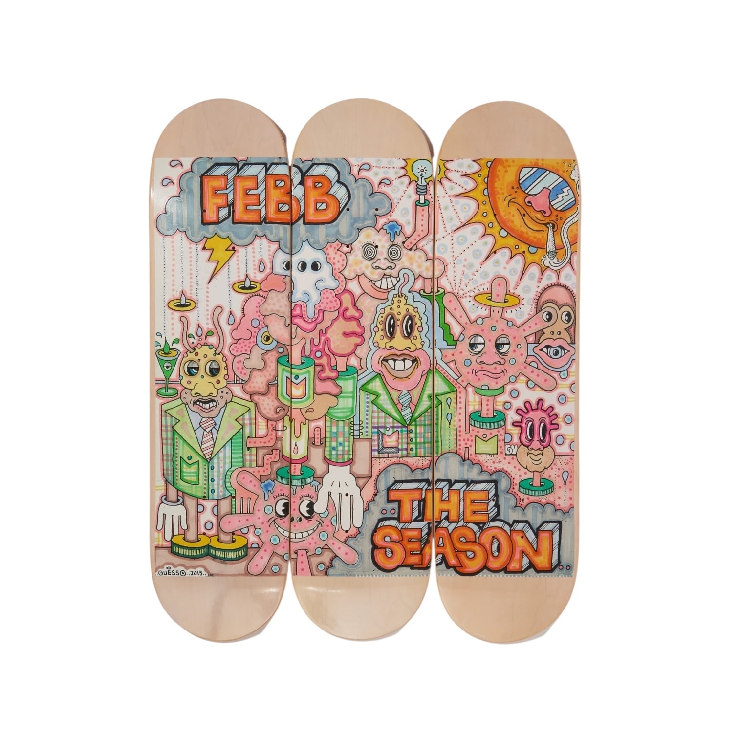 【Diaspora Skateboards】Diaspora skateboards | FEBB "THE SEASON" Deck (3pcs Set / シリアルナンバー入り)〈国内送料無料〉