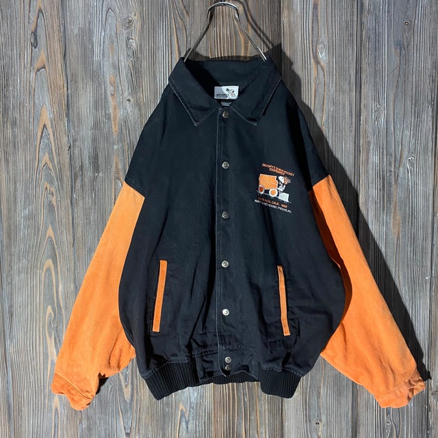 90s SNOOPY design denim jacket