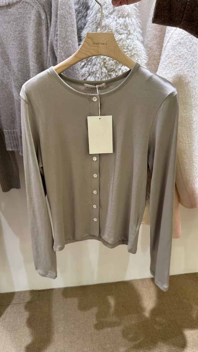 (予約) vegetable / Coco button cardigan 3color