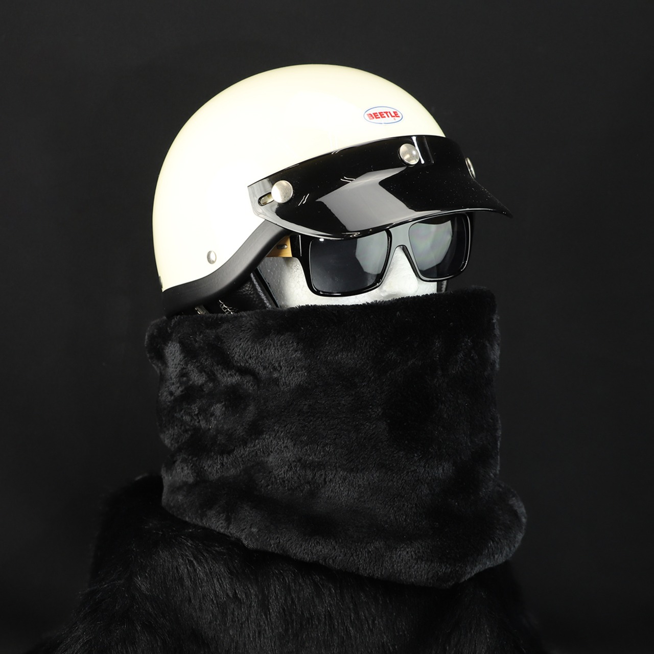 ROBIN NECK WARMER /ネップツイード&ブラックファー