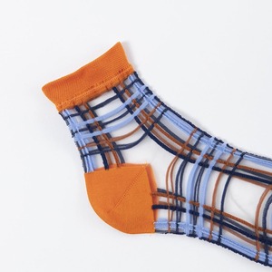 TRICOTÉ / mesh stripe socks TR01SO005