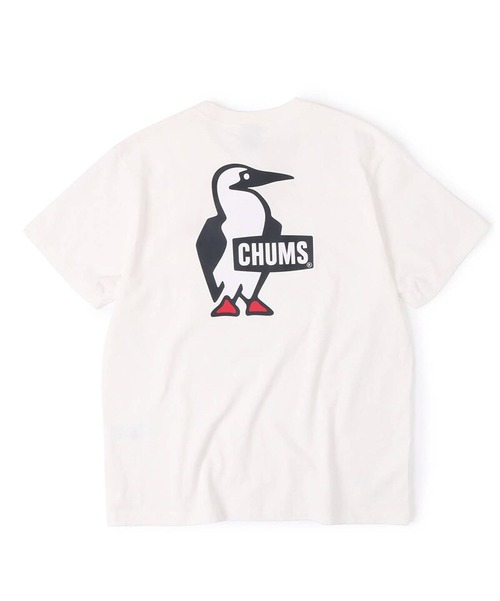 CHUMS(チャムス) Booby Logo T-Shirt (ブービーロゴTシャツ) CH01-1835 ホワイト