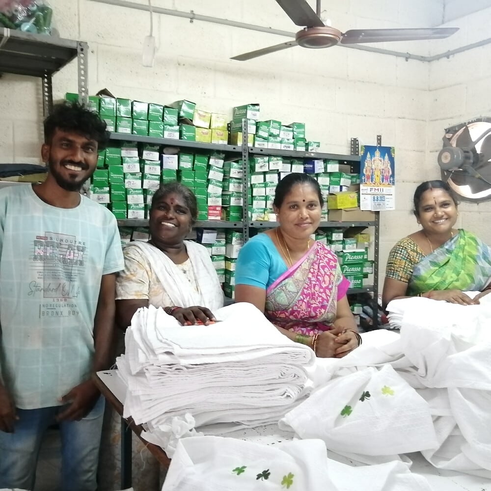 【sisam】オーガニックコットン デニム|namaste テーパードパンツ