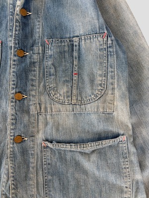 -Hawk Brand- Vintage 40s Denim Coverall