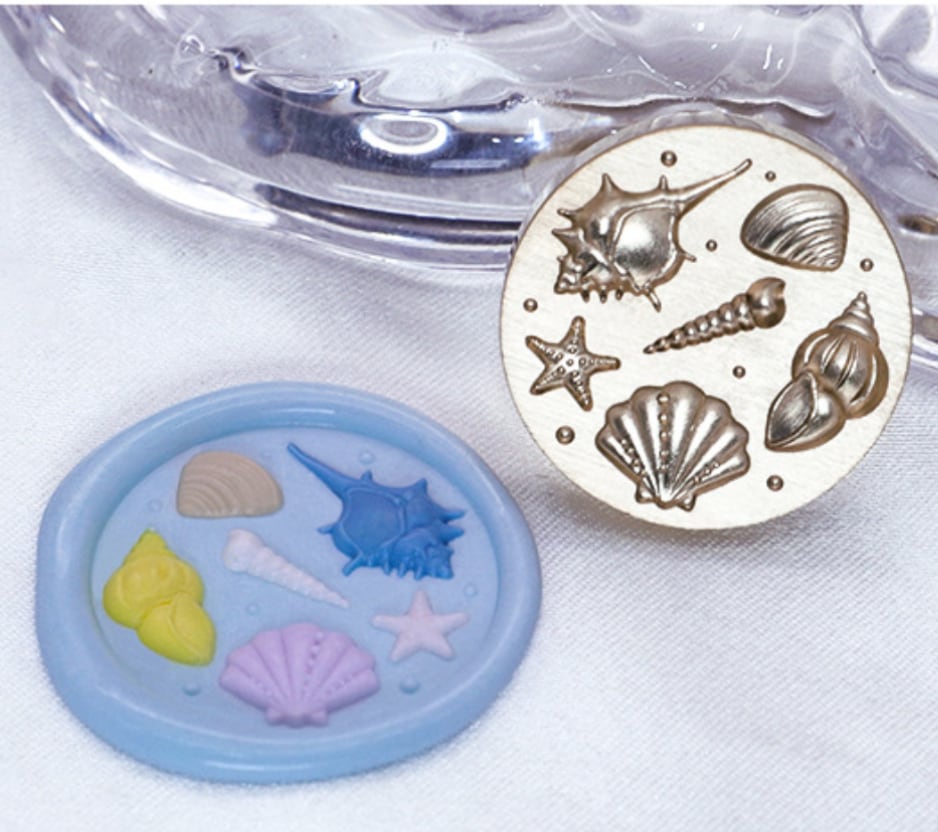 スタンプ（貝殻たち） | シーリングスタンプ専門店 calm sealing