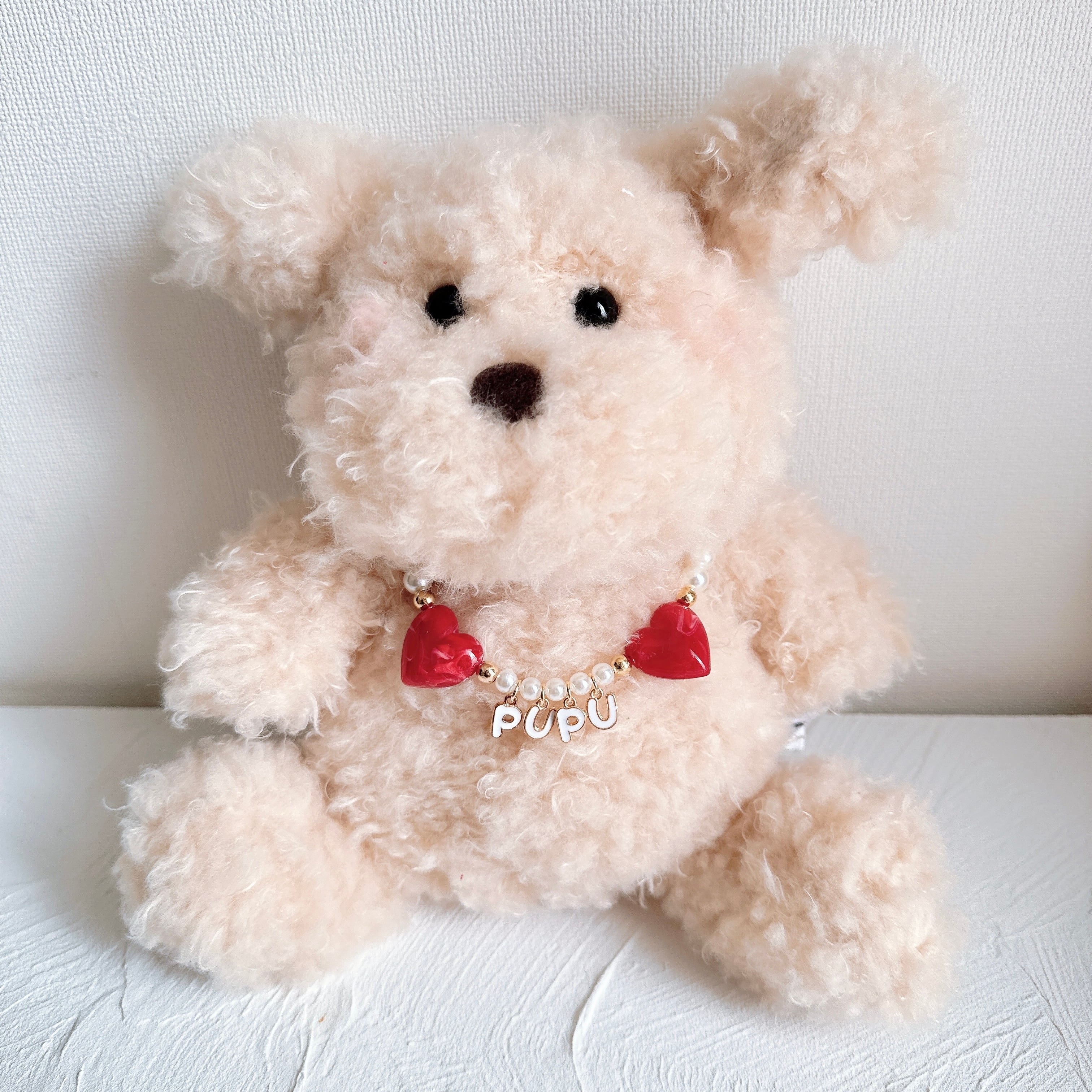 マーブルハートお名前ネックレス