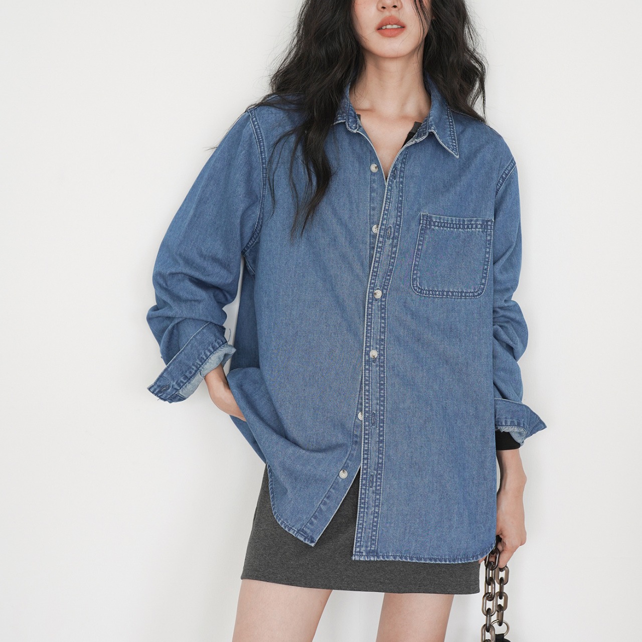 アーバンデニムオーバーシャツ A0005 - 1