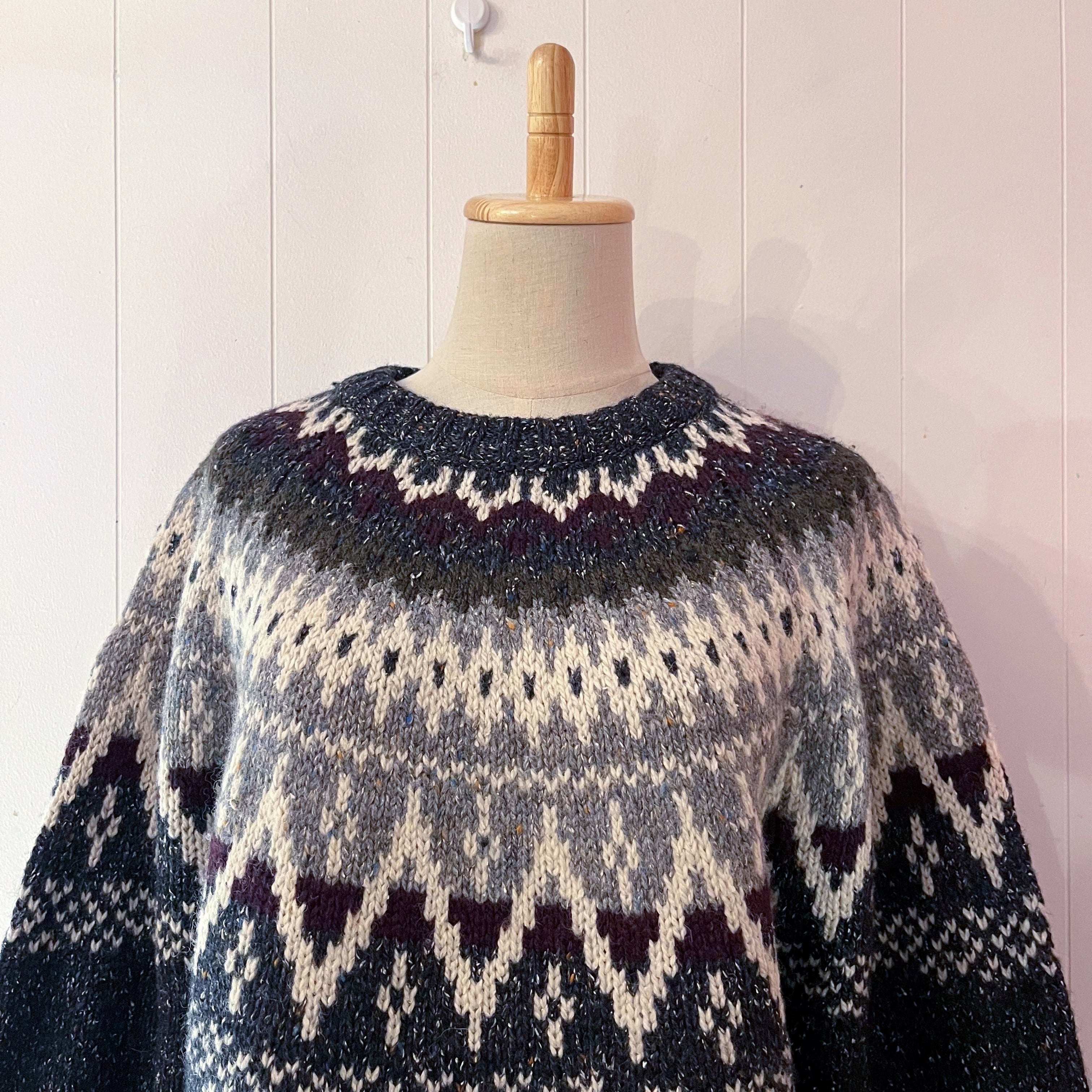 heather gray centripetal knit sweater