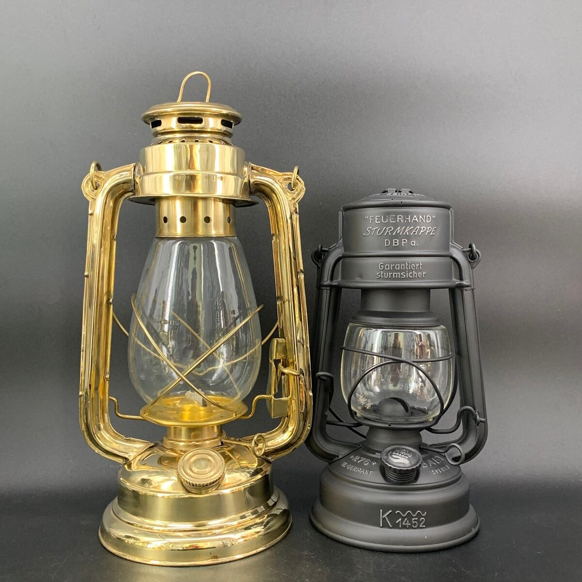 未使用品】真鍮 ハンドメイド ホットブラスト ハリケーン ランタン
