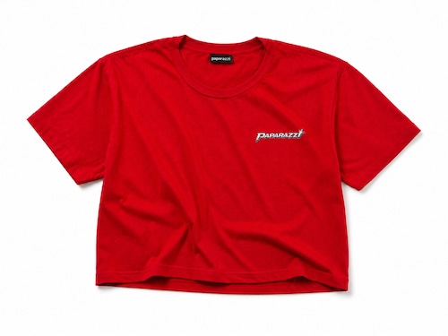 PAPARAZZI LIMITED CROPPED TEE / RED