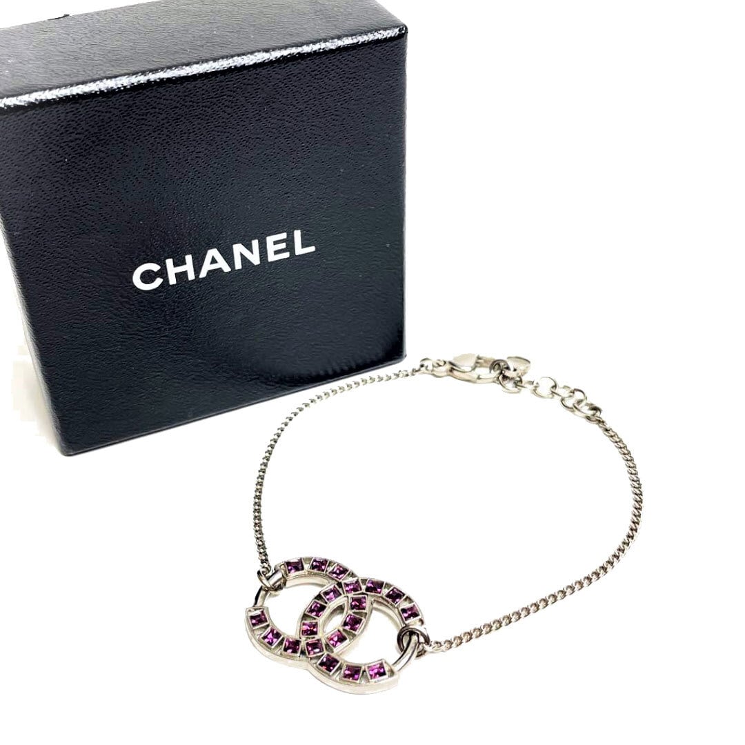 ジャンク品♡CHANEL♡ココマークバングル　ピンク