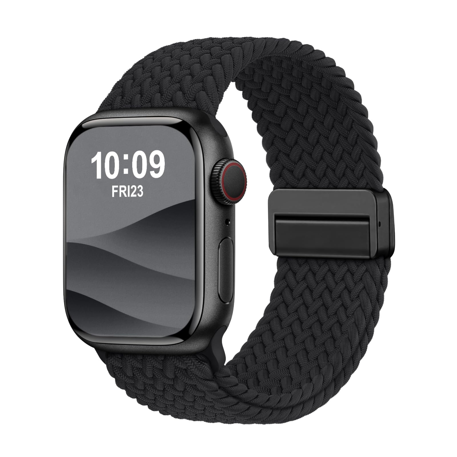 【在庫のみ】Butifacionコンパチブル アップルウォッチ バンド ナイロン 磁気式 49mm 46mm 45mm 44mm 42mm 41mm 40mm 38mm Apple Watch バンド 編み込み バックル マグネット アップルウォッチ スポーツベルト ソロループ 伸縮性 iWatch Series 11 10 9 8 7 6 5 4 SE Ultra 3 2 1 に対応 調整が簡単 柔軟 通気