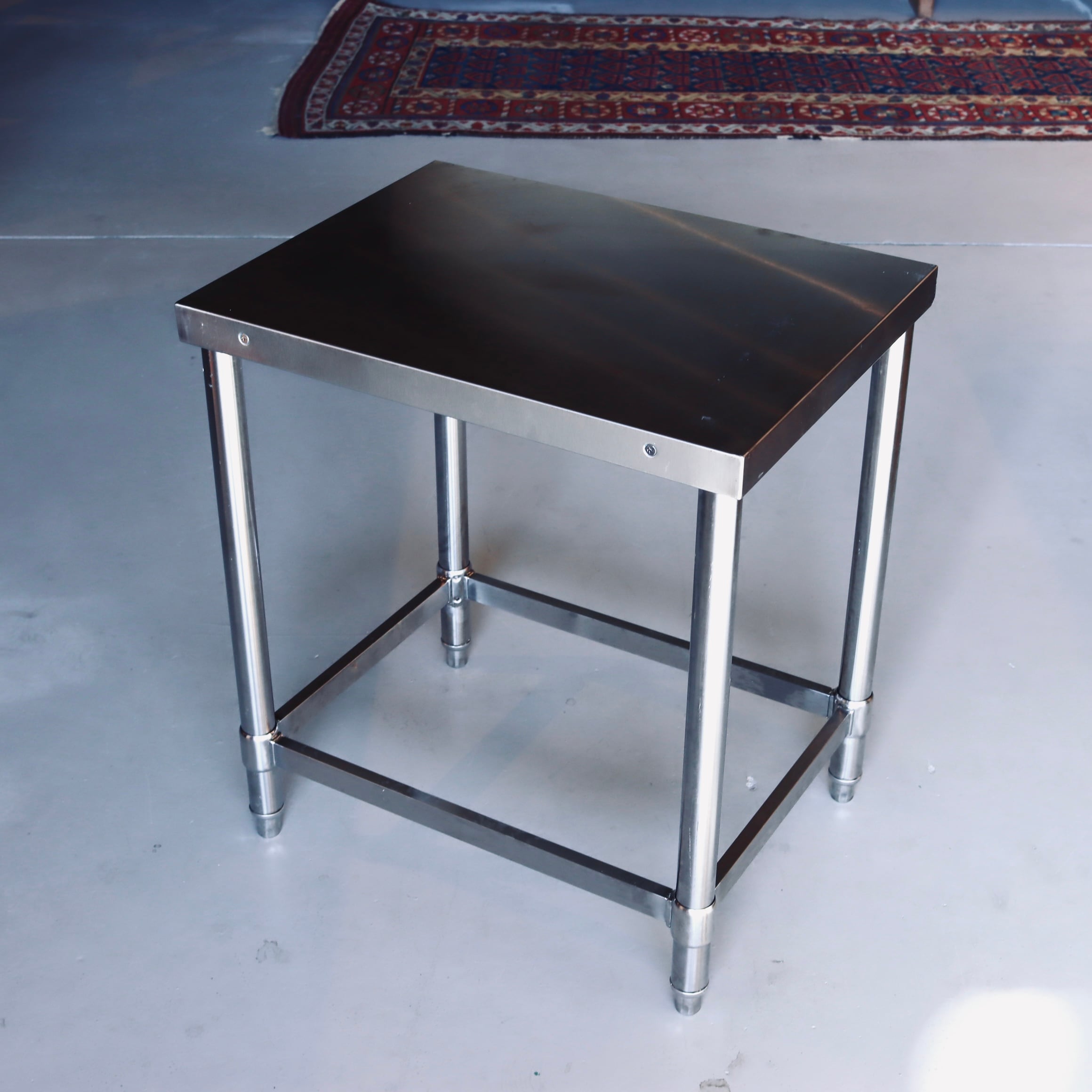 Stainless Steel Side Table ステンレスサイドテーブル