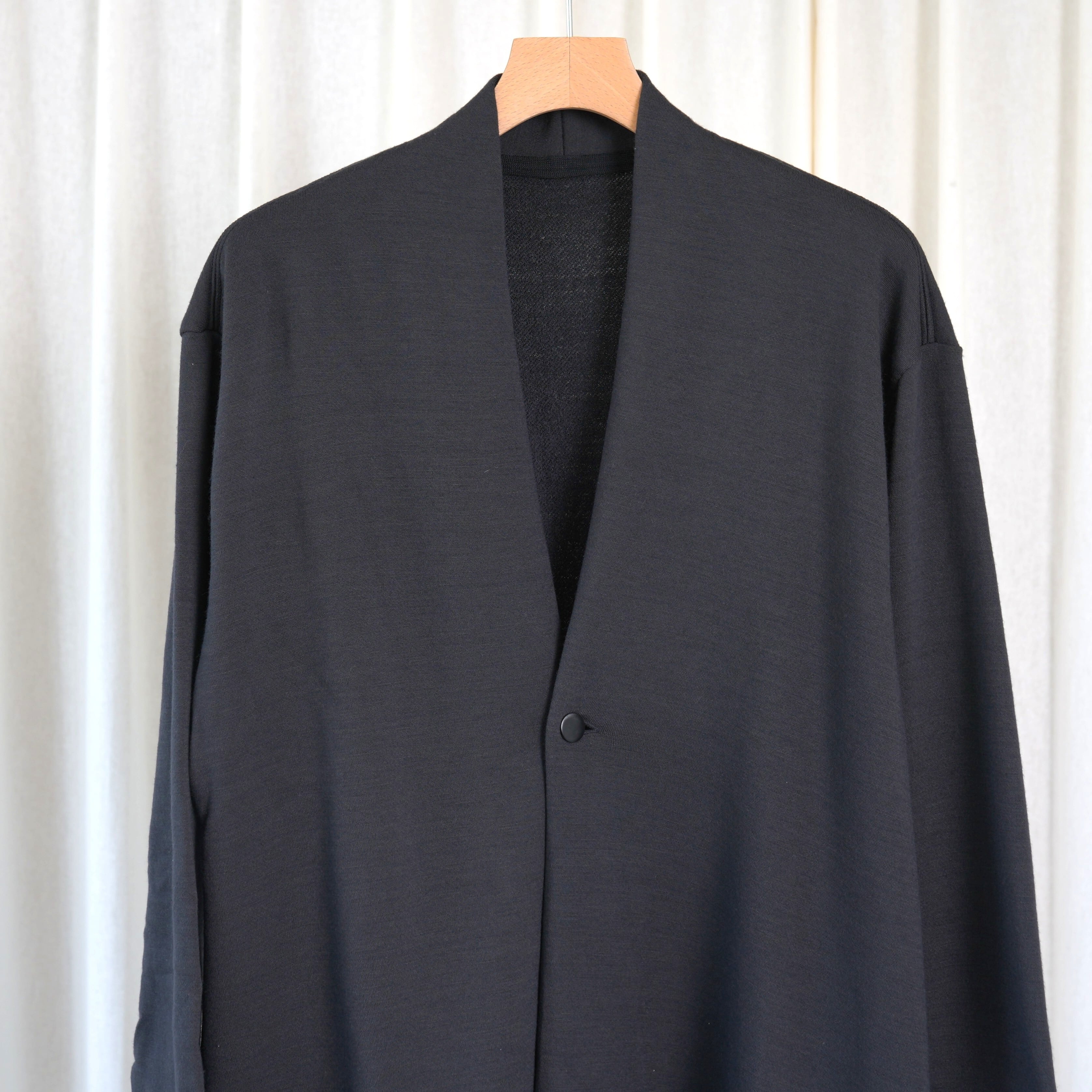 MITTAN / スーパー120'sウール裏毛カーディガン 