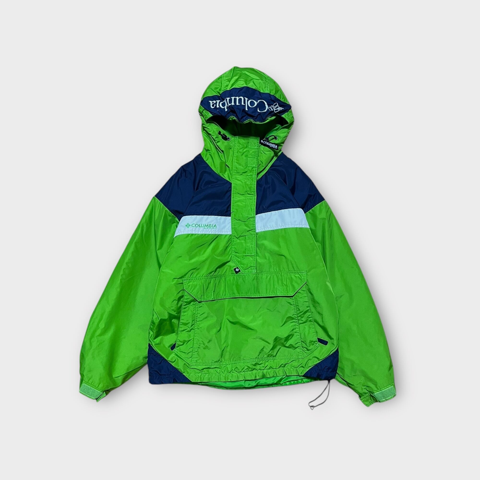 【Columbia】1990's ナイロンアノラックパーカー