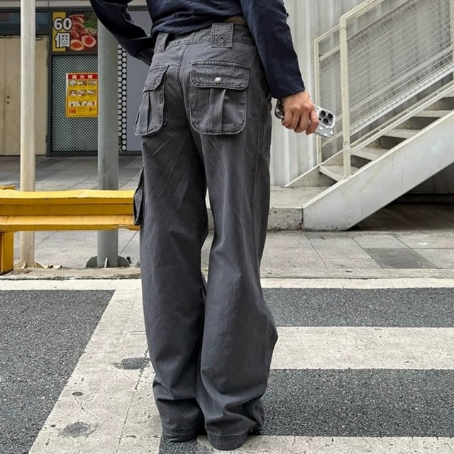 ドロストユーティリティストレートカーゴパンツ 2col R02719