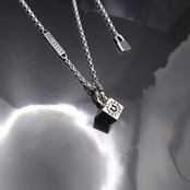 DICE : HORSESHOE #1 NECKLACE with GODSIZE® I.D. TAG / ホースシューダイス #1 ネックレス ゴッドサイズ® I.D.タグ