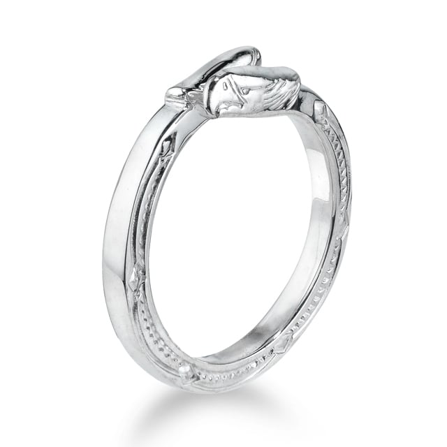 鷲見太郎 Ring リング】ダブルイーグルフェイスリング【送料無料