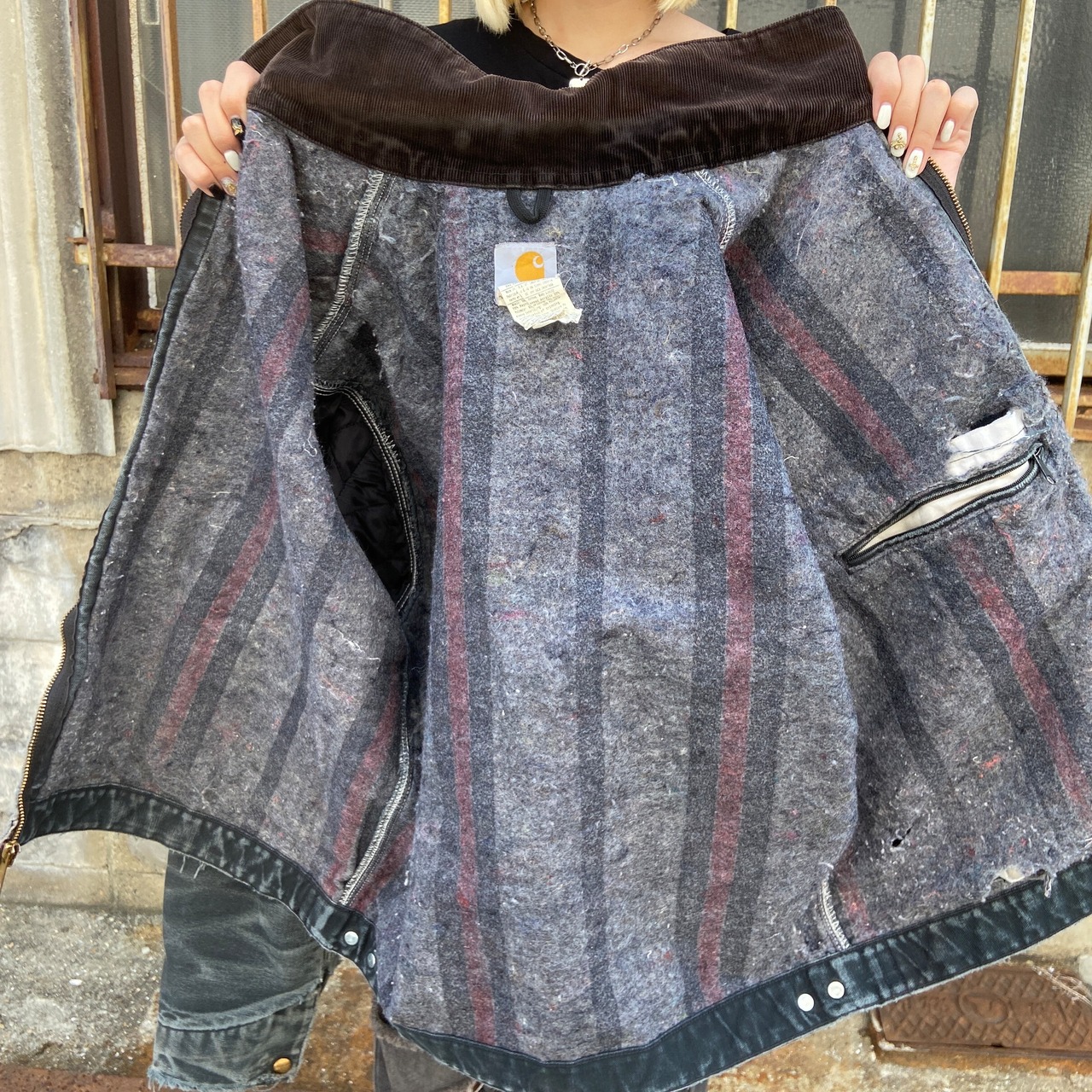 90年代 USA製 Carhartt カーハート デトロイトジャケット メンズXL相当 