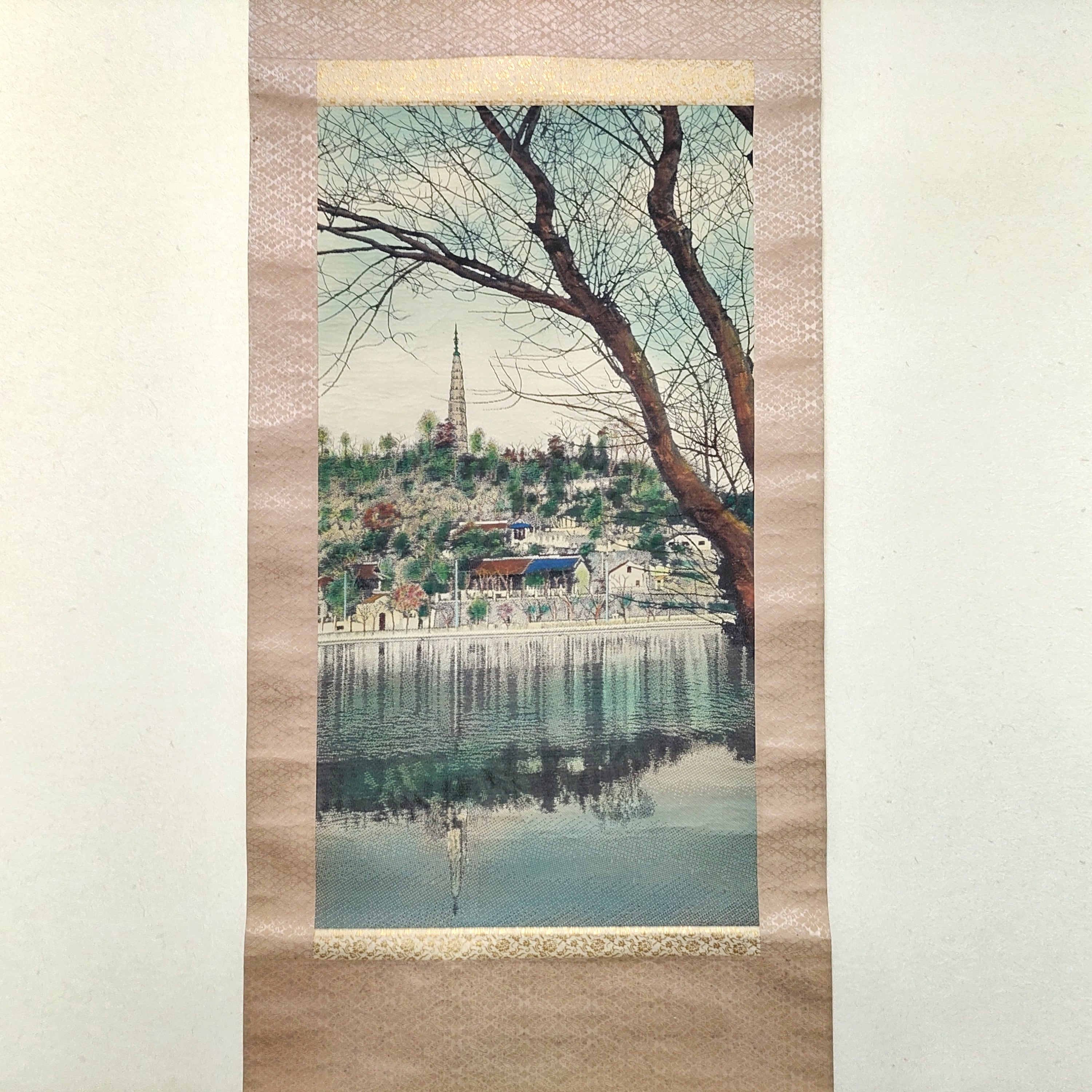 掛軸・風景画・ヨーロッパ・No.230511-12・梱包サイズ80 | リサイクル