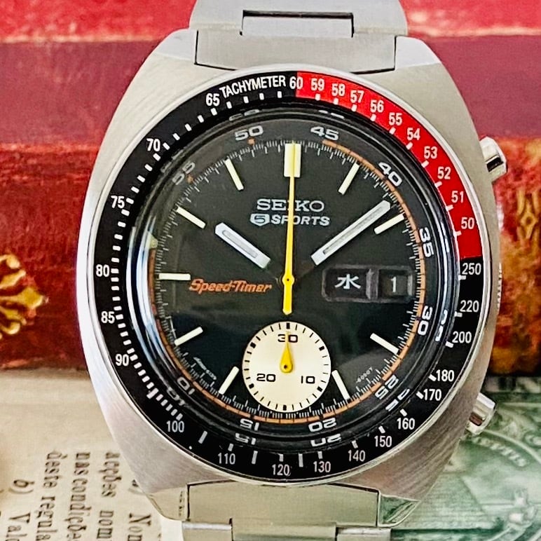 【高級時計 セイコー】Seiko 6139-6032 5スポーツ 自動 スピード