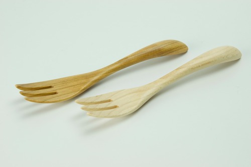 【チャイルドフォーク】幼児から大人までつかえる木製フォーク