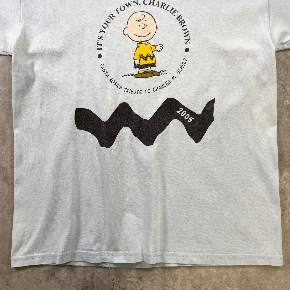 00年代 CHARLIE BROWN チャーリーブラウン プリントTシャツ レディース