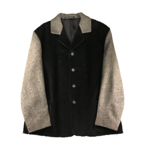 90s OGURI LONDON  Tailored Jacket 黒 灰 表記L BG9