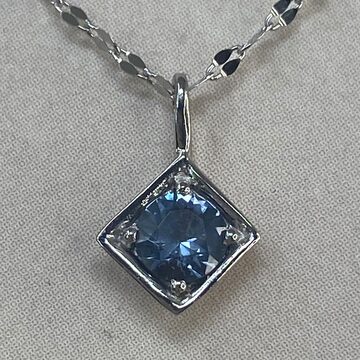 pt900 プラチナ ペンダント マラヤガーネット 0.99ct | PAY ID