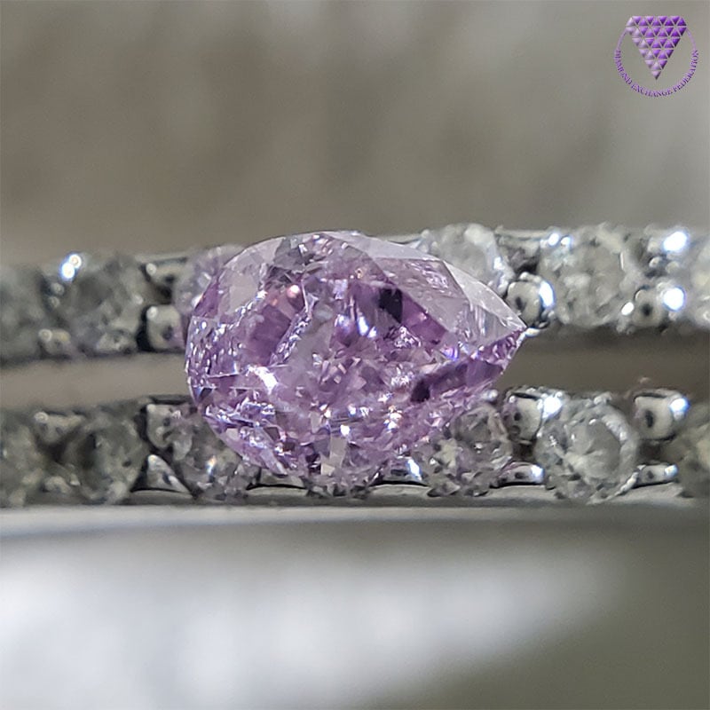 パープルダイヤモンドルース/ F.L.P.PURPLE/ 0.152 ct.