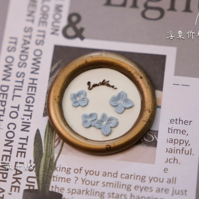 Wax seal stamp│Rose petals【25mm】
