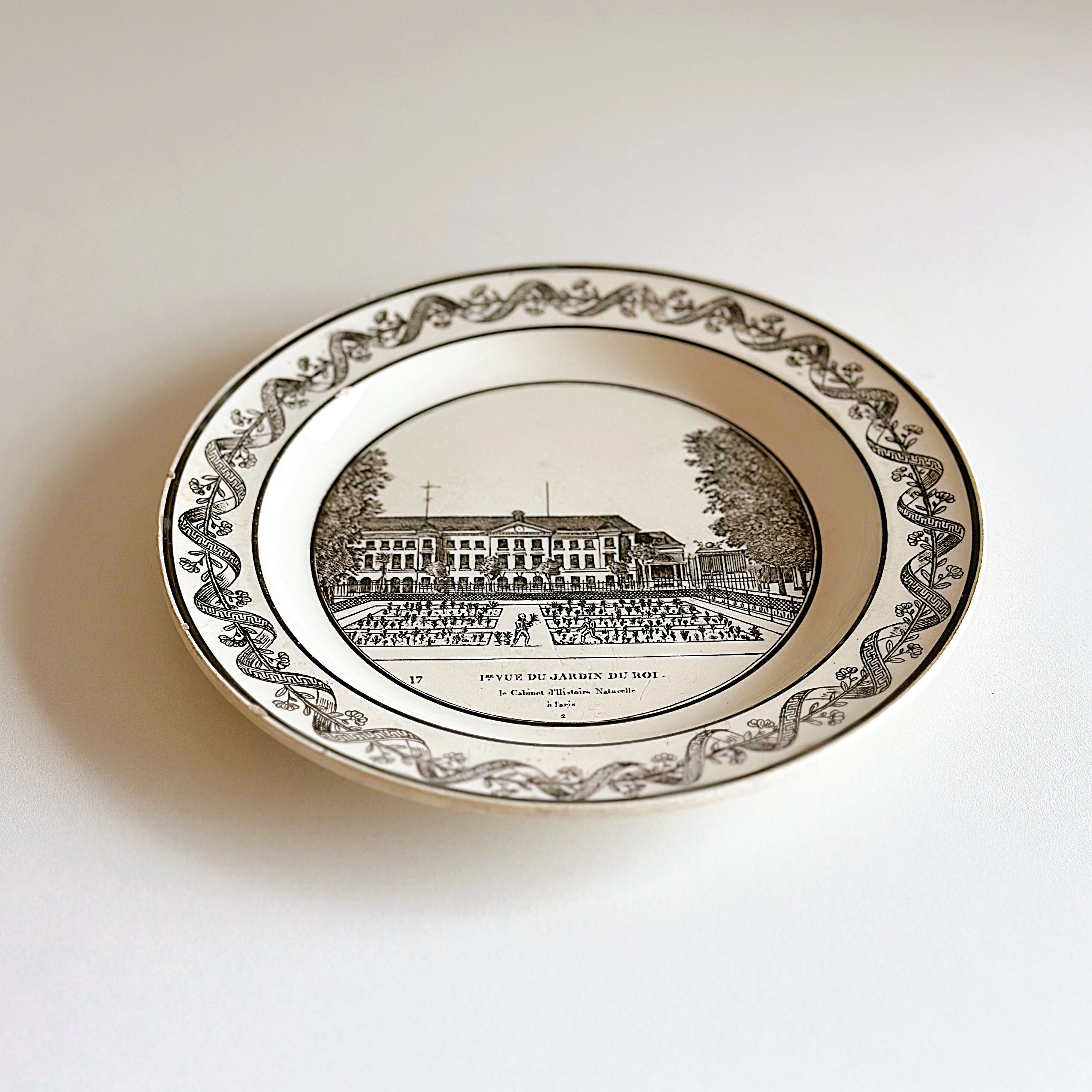 フランスアンティーク　ショワジー　choisy Floreal ディナープレート Choisy le roi ショワジールロワ フロレアル 平皿 φ22cm