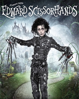 【 Edward Scissorhands / シザーハンズ 】  Edward Scissorhands ( シザーハンズ )  映画Tシャツ / Tシャツ〚アメリカン雑貨 アメトイ〛