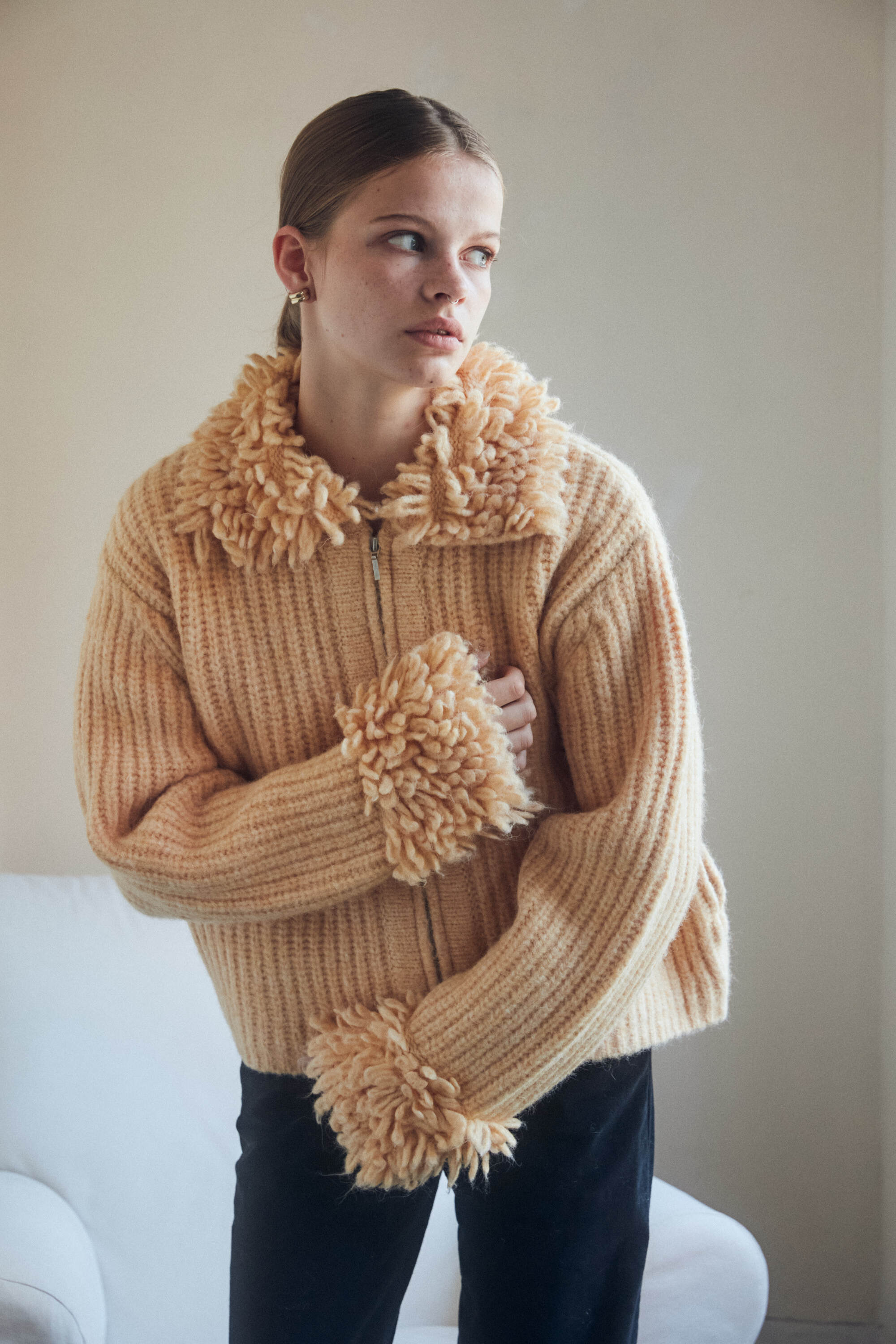 moose's knit blouson イエロー♡ All | moose's