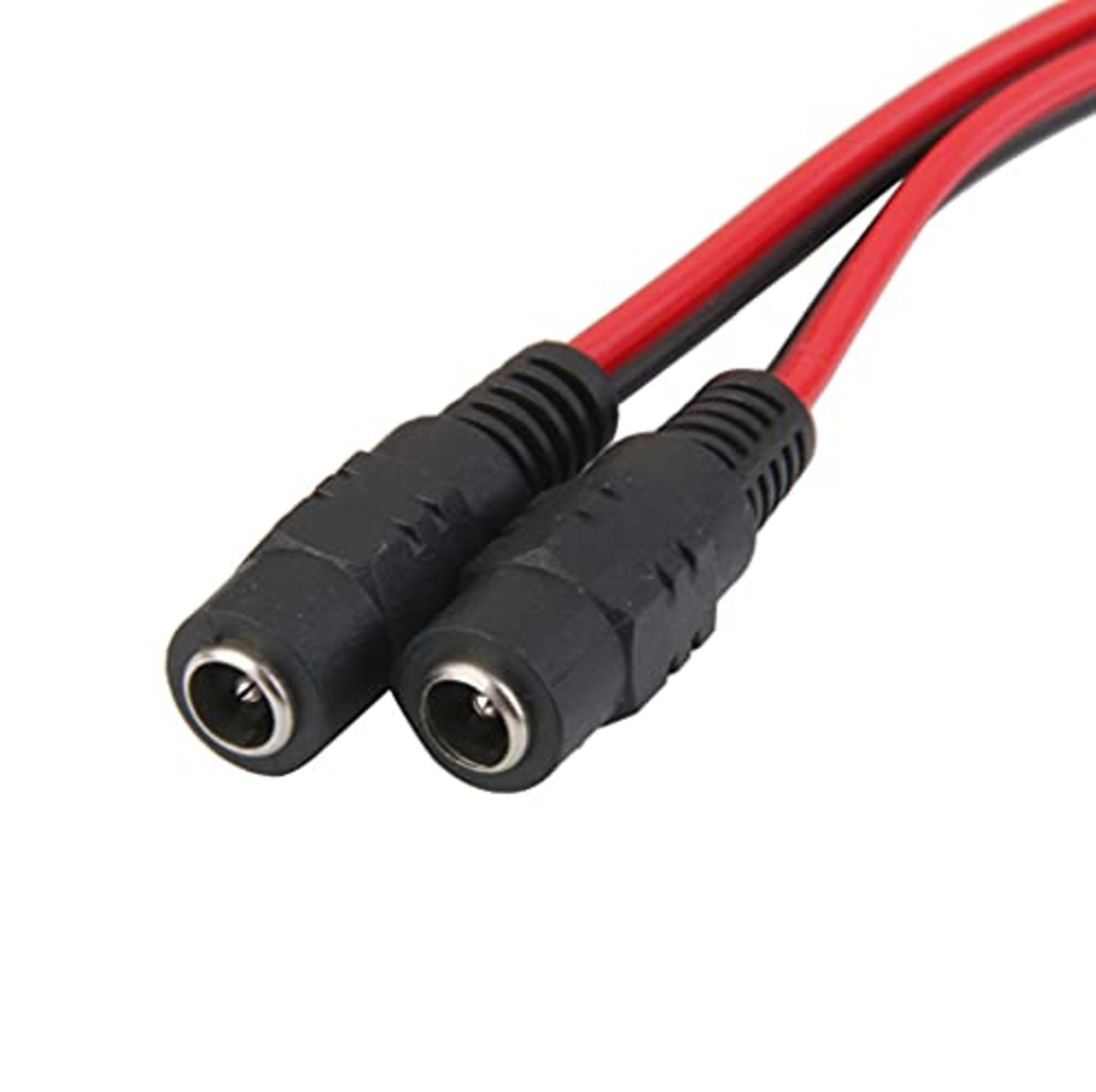 CCTV　セキュリティ用　12V　DC電源　ピグテール　メス　5.5x2.1mm　ケーブル　プラグ　ワイヤー　10個