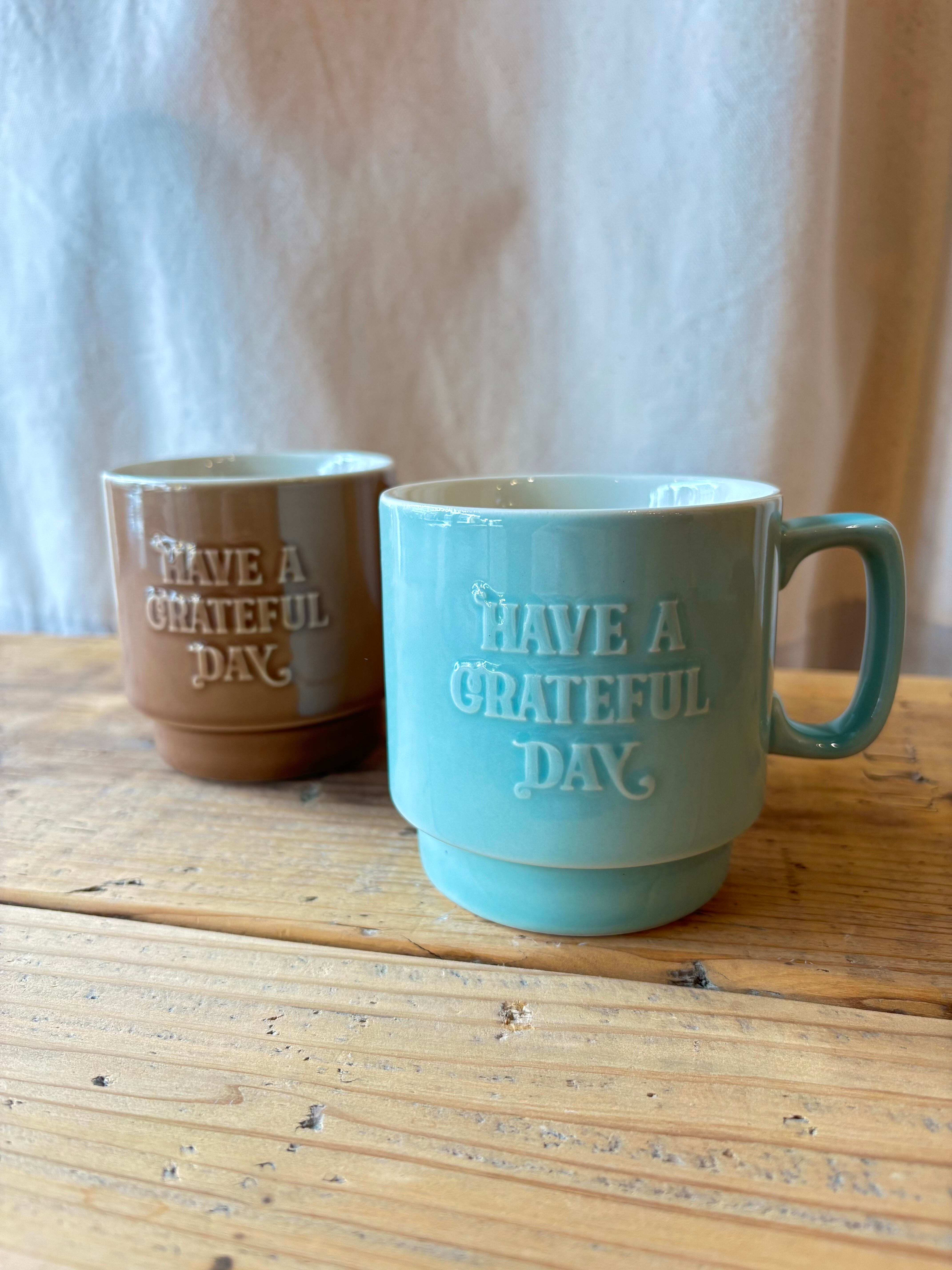 ✨Special入荷✨【HAVE A GRATEFUL DAY】VINTAGE MUG CUP | Soyogi