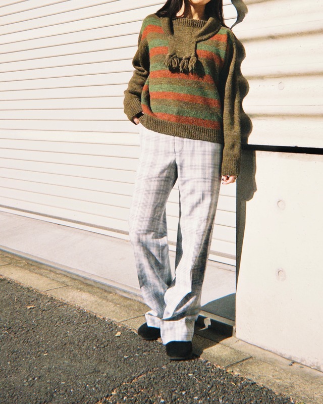 70-80's check pattern slacks