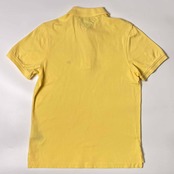 TOMMY HILFIGER トミー ヒルフィガー SLIM FIT 半袖 ポロシャツ M/イエロー メンズ