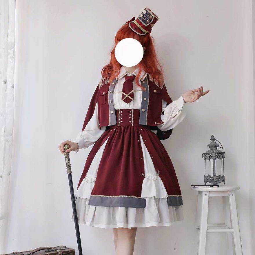 ゴスロリ通販 With U 予約販売 ゴシック ロリィタ ミリロリ 軍服
