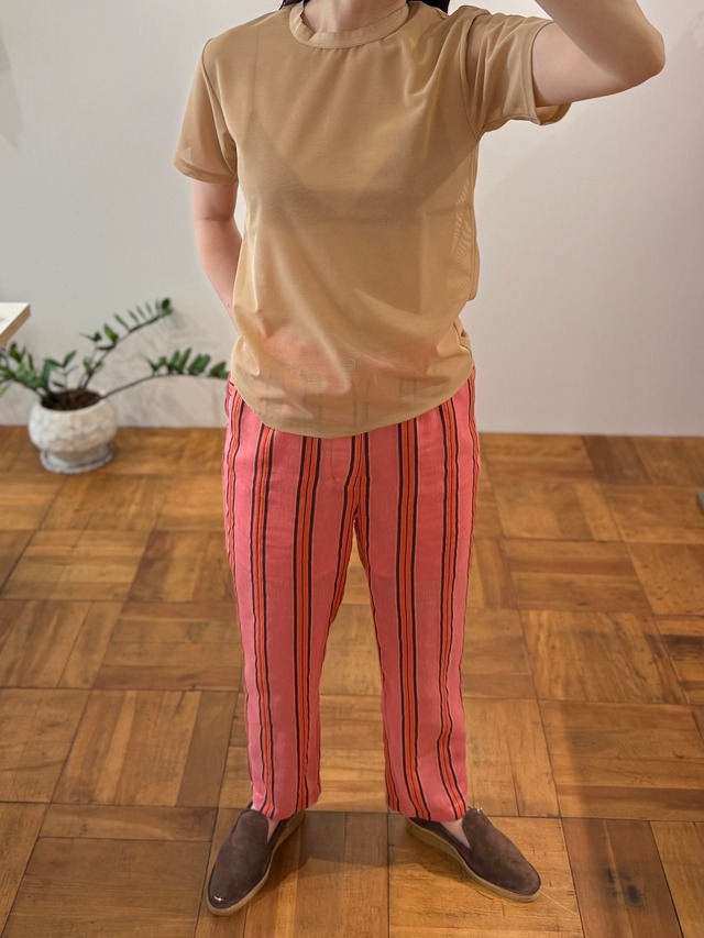 jonnlynx/JL226-PT866 striped pants PINK
