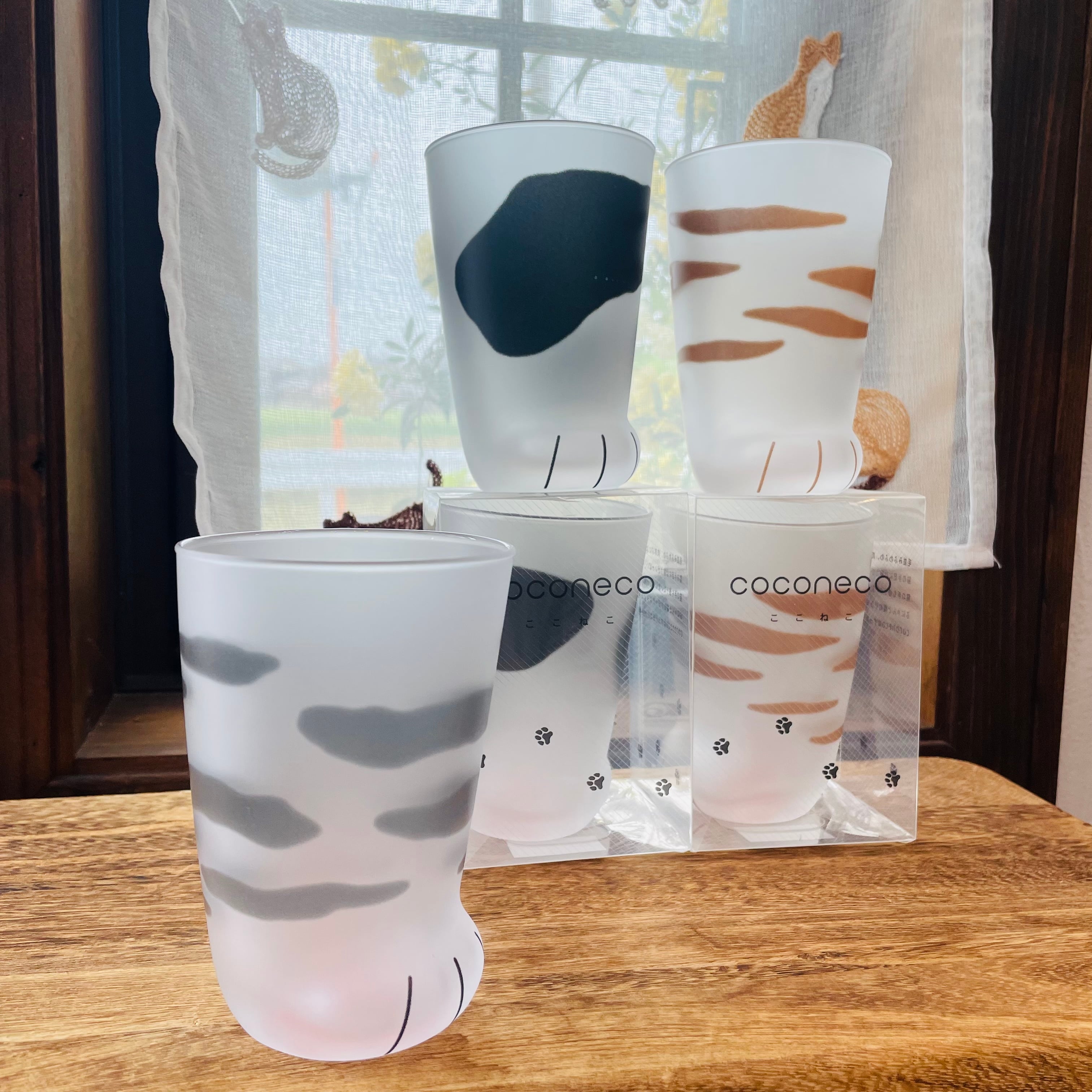 グラス｜coconecoグラス｜ 猫 ねこ ネコ 猫雑貨 猫グッズ かわいい プレゼント 贈り物 おうち時間 おうちカフェ